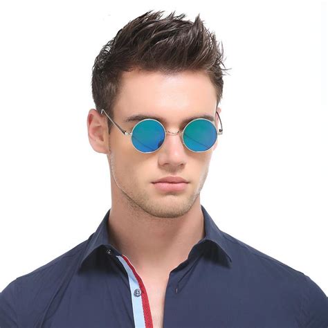 mens designer round sunglasses